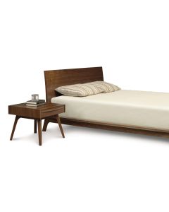American-made Catalina Walnut Platform Bed, available at The Stated Home