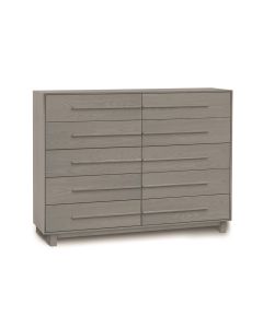 American furniture Copeland Sloane 10-Drawer Long Dresser in Weathered Oak