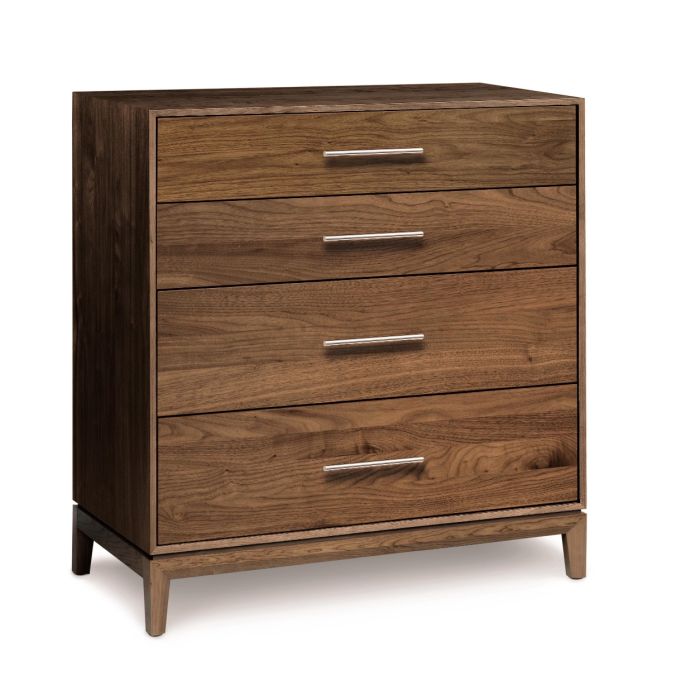 Mansfield 4-Drawer Walnut Dresser